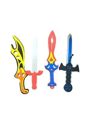 Kids Foam Toy Sword Set Play Pretend Costume Cosplay Safe Soft